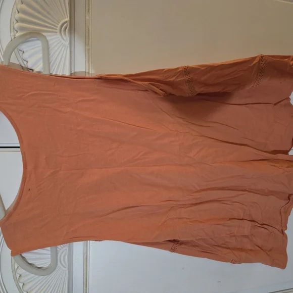 LC Lauren Conrad Orange Top XXL - Picture 3 of 3